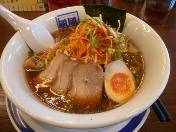 「しょうゆラーメン（ピリ辛ネギ増）」@風風ラーメン 田無店の写真