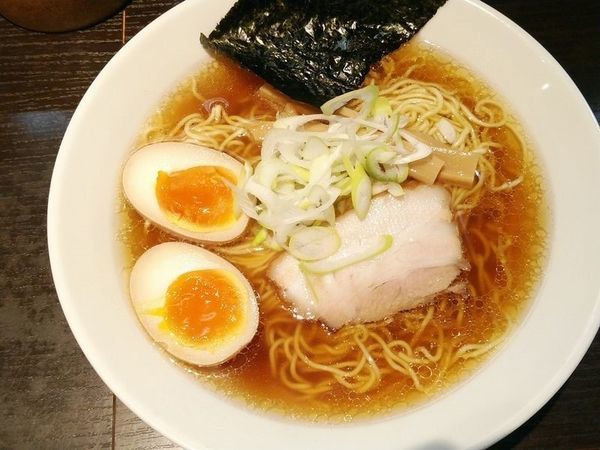 「醤油（並）＋味玉」@中華蕎麦きみのの写真