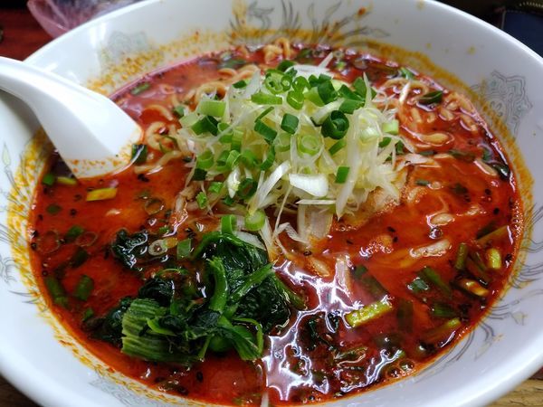 「味噌ドラごんラーメン730円辛さドラゴン級」@らーめん ドラごんちの写真