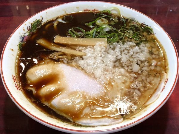 「高井田中華そば」@麺鶏 宮崎郷土料理どぎゃん 立売堀店の写真