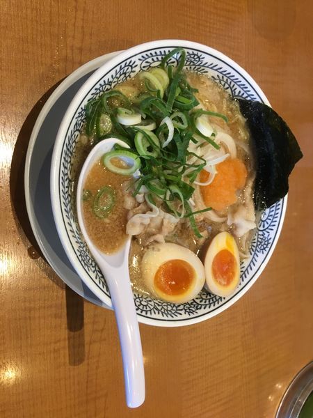 「丸源肉そば煮卵トッピング」@丸源ラーメン 枚方店の写真