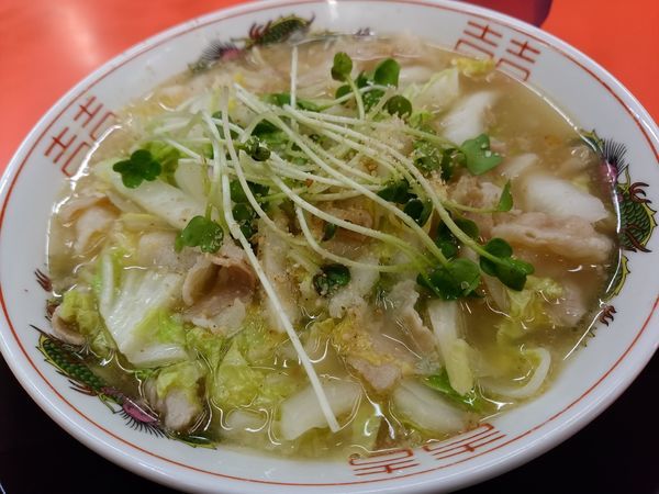 「極（きわみ）塩らうめん700円」@ゑびすうどんの写真