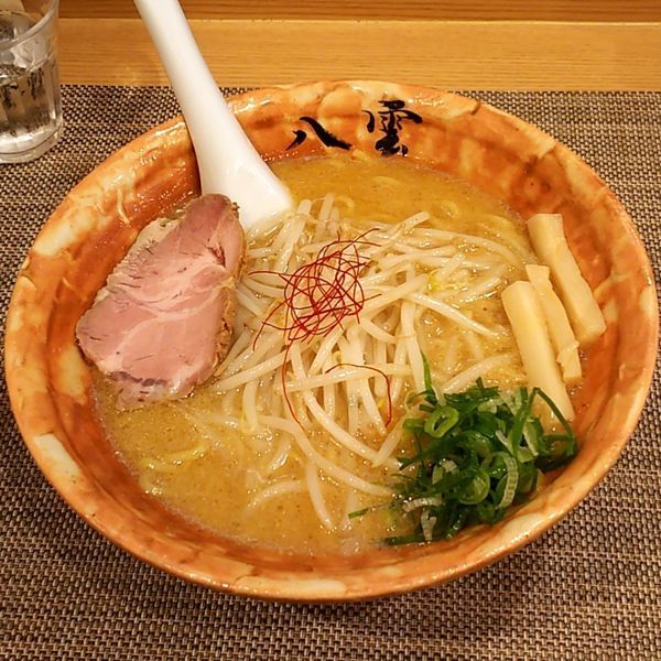 「味噌ラーメン(大盛)」@麺匠 八雲 本店の写真