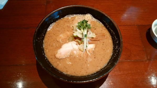 「お魚こってりラーメン¥810＋味玉¥80」@麺 匠仁坊の写真