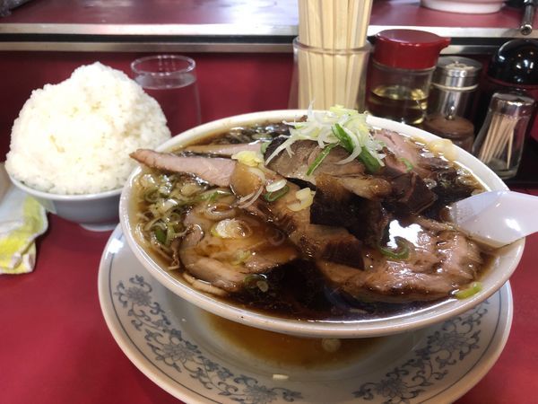 「チャーシュー多い麺（醤油）」@かし亀の写真
