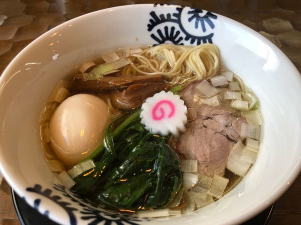 「中華そば750円、味玉100円」@特級中華蕎麦 洋介の写真