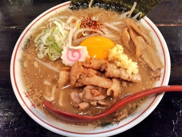 「試作 肉玉味噌ラーメン」@ラーメンLabソウハチヤの写真