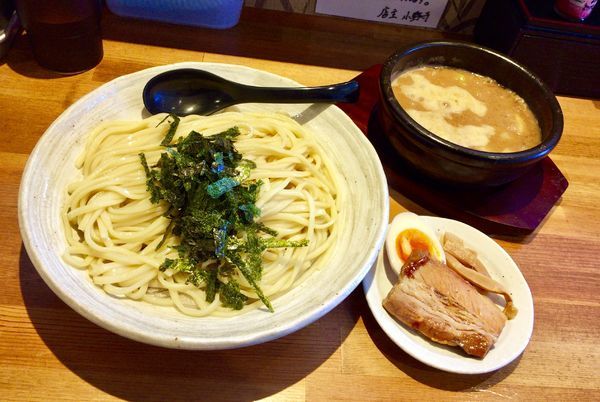 「つけ麺〜豚の頂〜魚介ver. 200g (揚玉なし)」@つけ麺亭 日向 水口店の写真