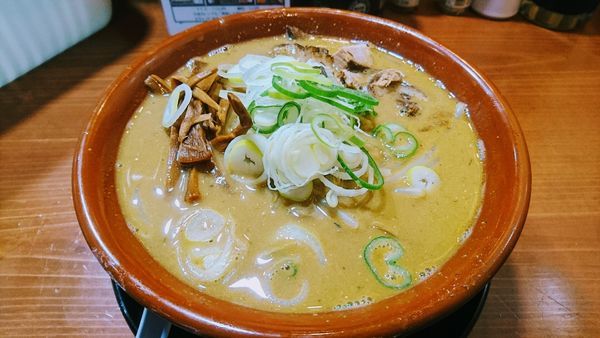 「にぼ味噌ラーメン(縮れ麺)」@長尾中華そば 東京神田店の写真