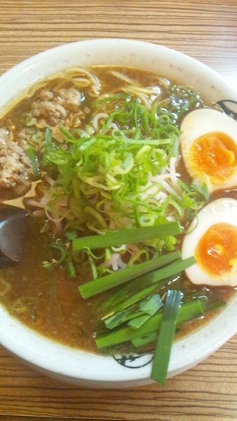 「台湾ラーメン（味玉付き）」@藤一番 江南店の写真