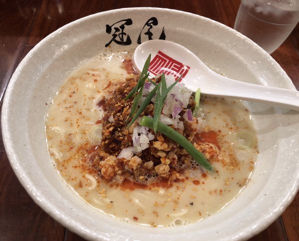 「鶏担湯らぁめん950円」@らぁめん冠尾 恵比寿西店の写真