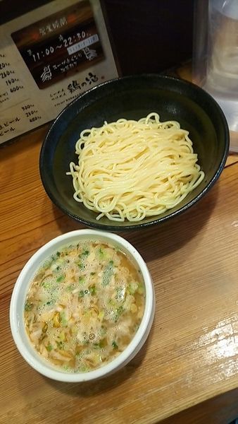 「つけ麺７５０円」@鶏の穴の写真