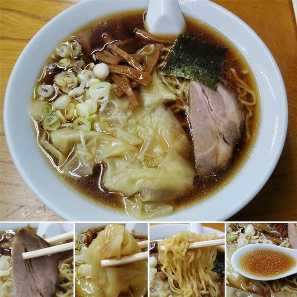 「ワンタンメン　850円」@来集軒の写真