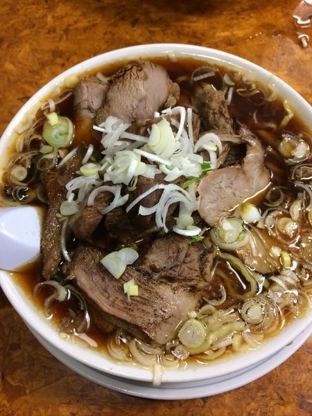 「チャーシュー多い麺(醤油)1000円」@かし亀の写真