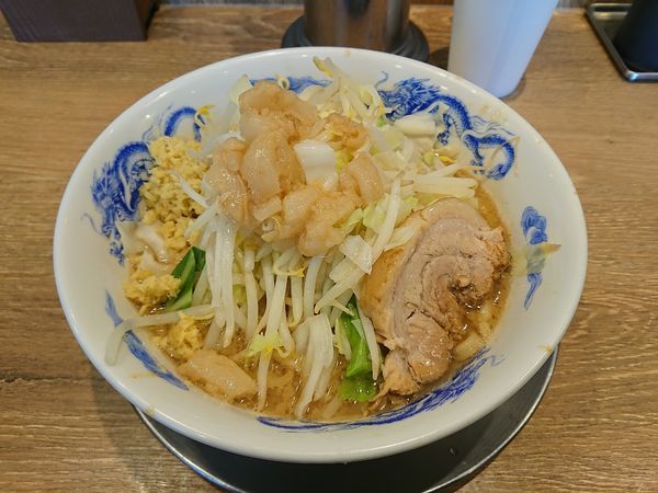 「らーめん 680円 全まし(しょうが)」@ジャンクガレッジ 狭山店の写真