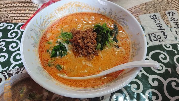 「たんたんめん800」@長州 風の子ラーメンの写真