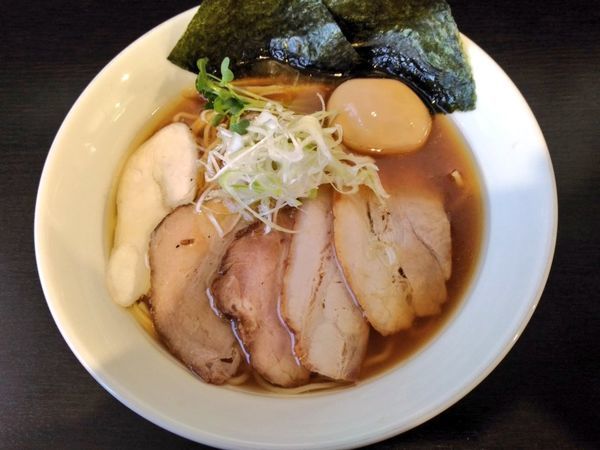 「きまぐれ限定 鯛だし×鶏だし 特製醤油そば」@麺屋 シロサキの写真