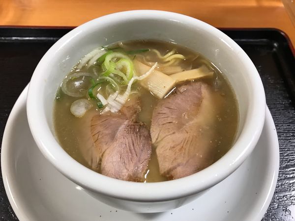 「ハーフラーメン 正油  450円」@らーめんや天金 四条店の写真
