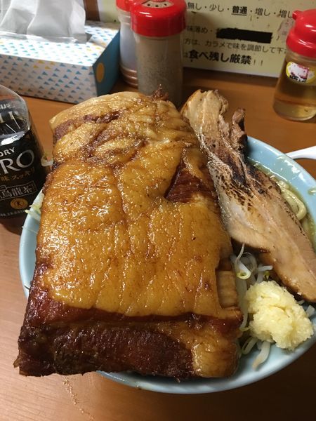 「ラーメン オーション麺（極太）」@ラーメン ジライヤの写真