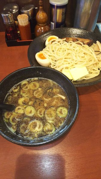 「つけ麺300ｇ　バタートッピング」@ラーメン味ノ仙の写真