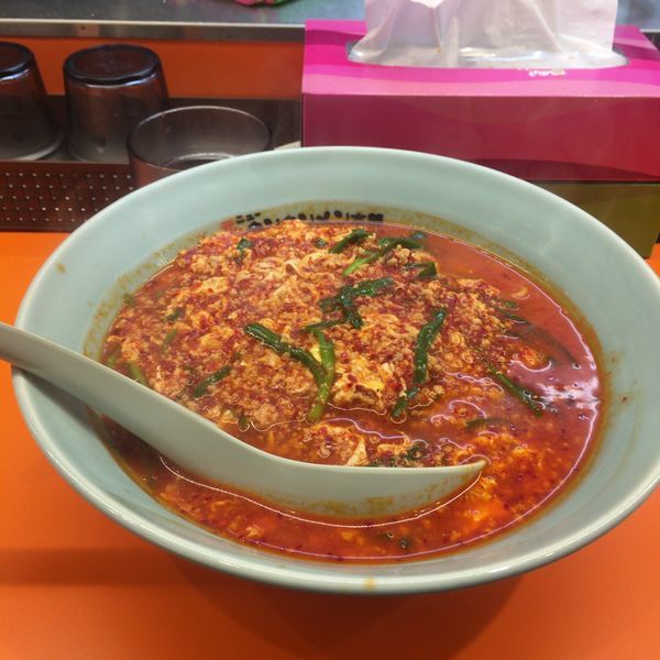 「タンタンメン大辛 ひき肉ダブル ニラ」@元祖ニュータンタンメン本舗 新小岩店の写真