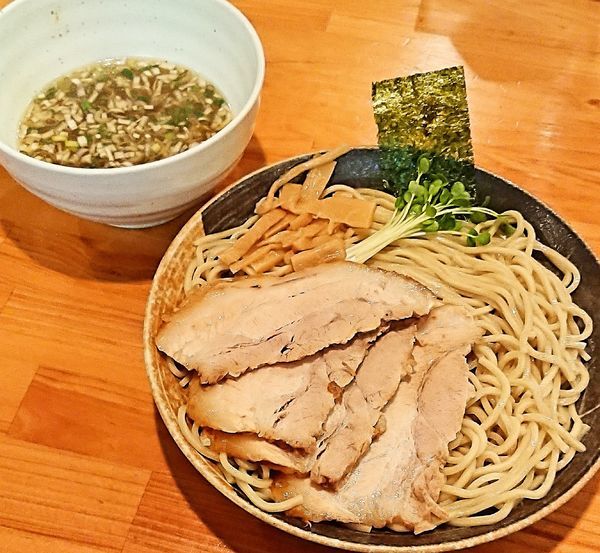 「塩つけ麺&チャーシュー3枚増し」@麺屋 くおんの写真