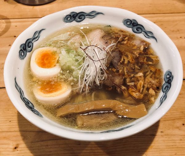 「鶏塩そば（麺固め￥850）」@支那そば 大和 稲荷町本店の写真
