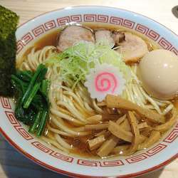 必道そば(大盛&味たま)