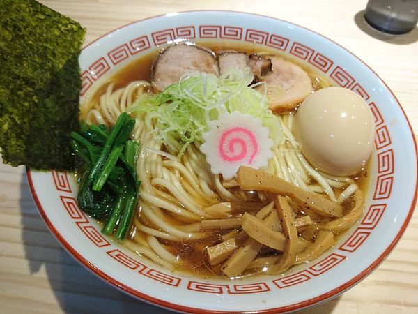 「必道そば(大盛&味たま)」@麺屋 必道の写真