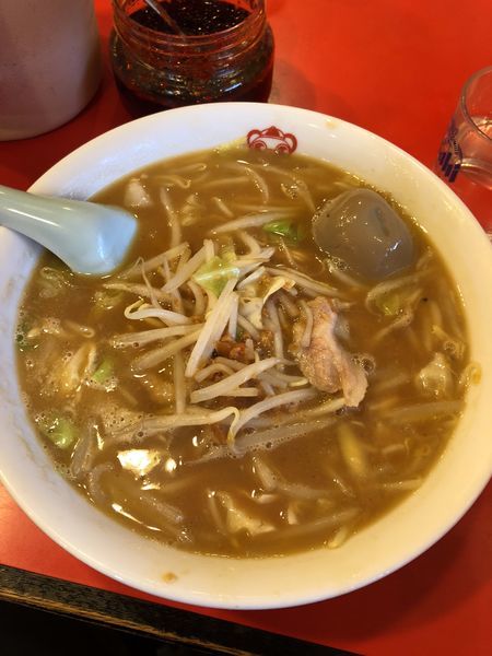 「みそ（玉）ラーメン900円」@中華料理 誠華の写真