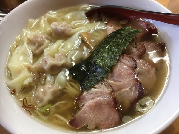 「ワンタン焼豚そば(塩)」@支那そば なかじまの写真
