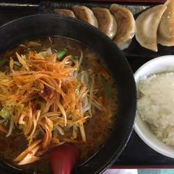 ネギ味噌ラーメンセット