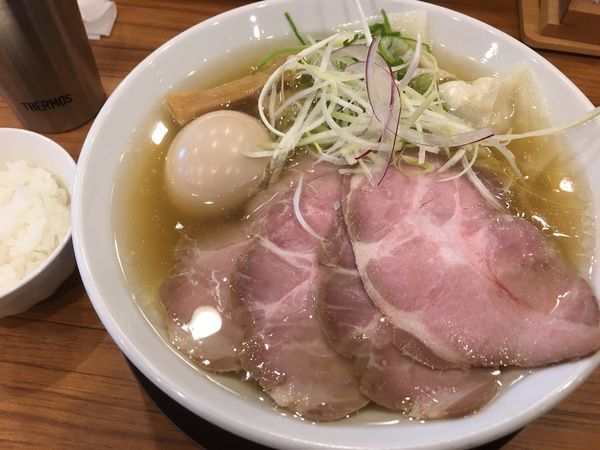 「特製鶏そば 塩」@中華そば ココカラサキゑの写真