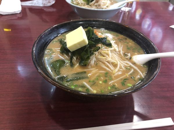 「味噌バター大盛り」@くるまやラーメン 佐野店の写真
