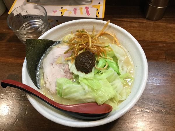 「熟成練り醤油らーめん(￥700・大盛同一料金)」@『   』（無銘）の写真