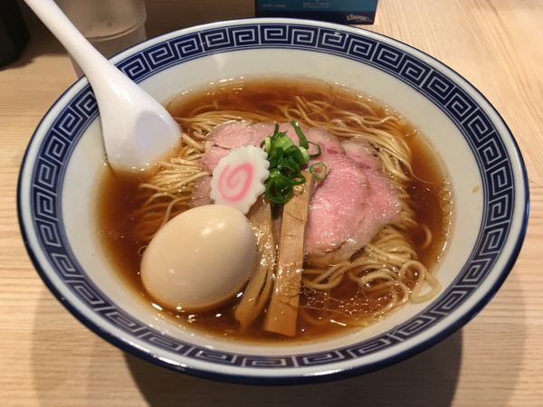 「味玉中華そば」@中華そば 竹むらの写真