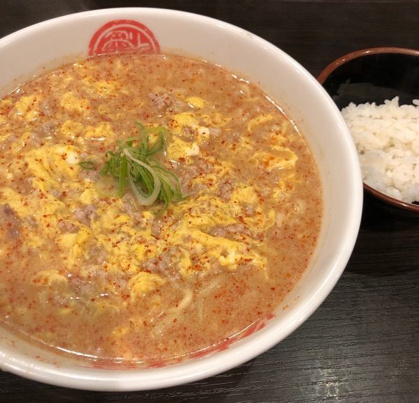 「豚骨タンタン麺（中辛・麺固め￥880）」@徳島中華そば 徳福 神田店の写真