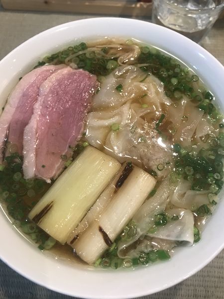 「鴨わんたん麺  900円」@らーめん 鴨to葱の写真