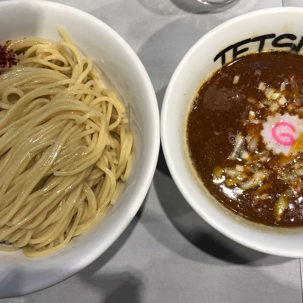 「辛つけめん」@つけめん102 大宮店の写真