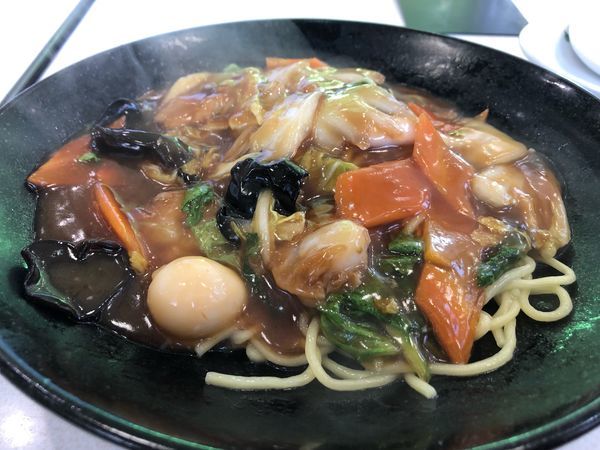 「市原店オリジナル あんかけ五目そば 648円」@餃子の王将 市原店の写真