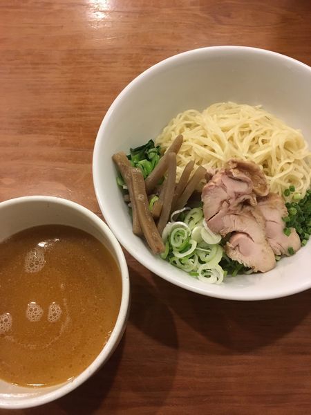 「鶏白湯のつけ麺（850円）」@なかじゅう亭 高崎上豊岡店の写真