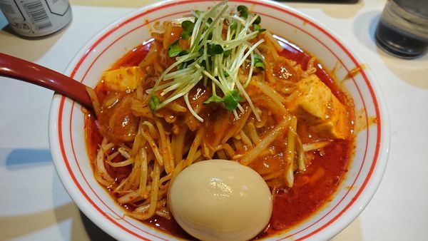 「北極の火山 味玉」@蒙古タンメン 中本 亀戸店の写真