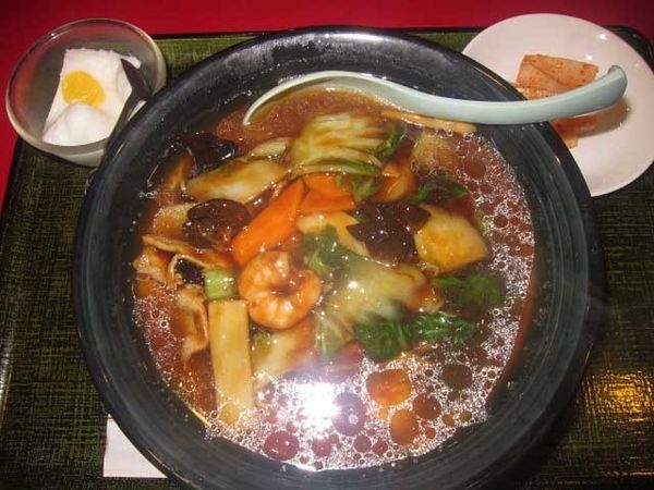 「五目湯麵（単品） 600円（ランチ）」@花彫酒家の写真