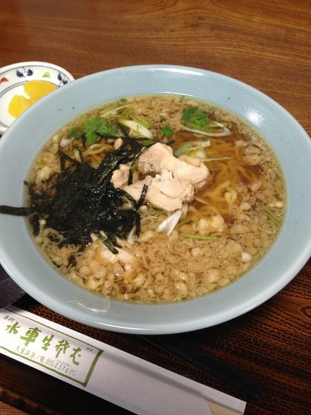 「元祖鳥中華 700円」@手打ち 水車生そばの写真