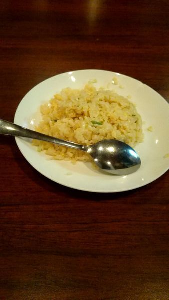 「タンメン半チャーハンセット」@旭家の写真