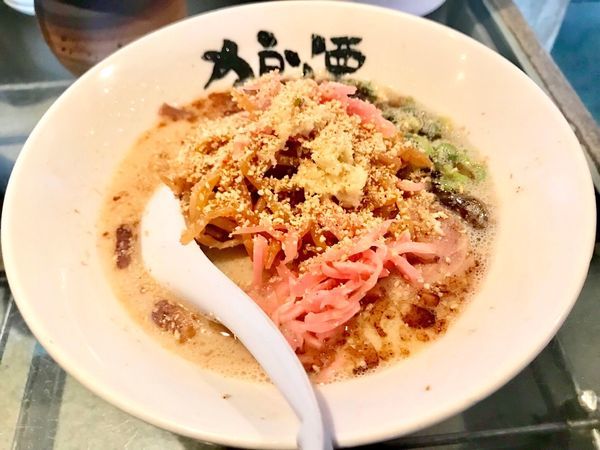 「香油ラーメン」@狼煙 諏訪店の写真
