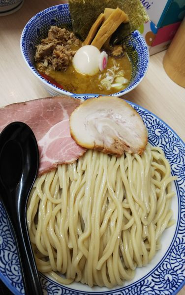 「かれつけ（大）＋特製トッピング」@狼煙 大宮店の写真