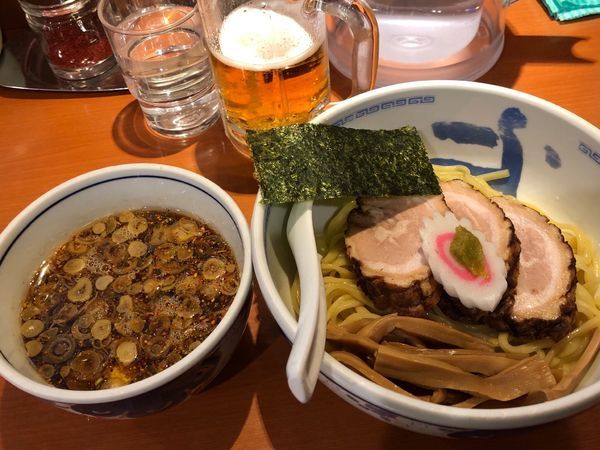 「つけ麺 チャー1枚追加」@たけちゃんにぼしらーめん 調布店の写真