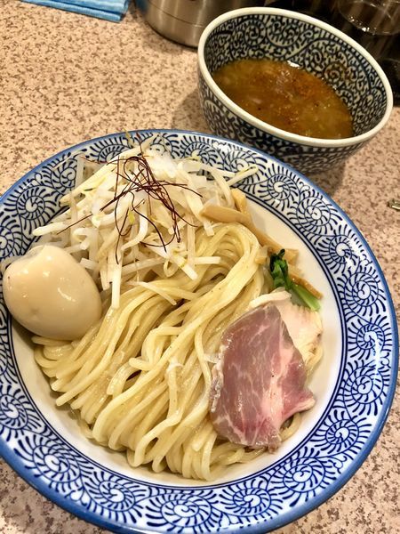 「とんこつ魚介のつけそば 中 ￥800」@麺処 かつ善の写真