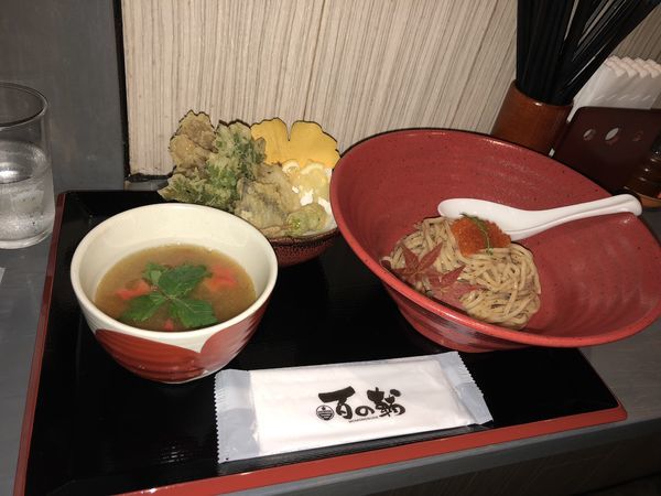 「御苑 紅葉つけ麺」@つけ麺専門 百の輔の写真